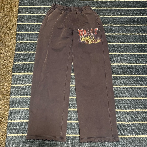 Brown Graphics Sweatpants